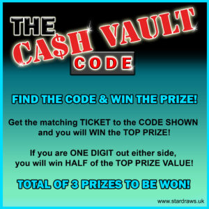 ★ Cash Vault Code - £2000 to be won! - Image 2