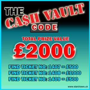 ★ Cash Vault Code - £2000 to be won! - Image 3