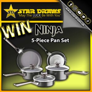 (Wk7) Ninja ZEROSTICK 5-Piece Set or £120 (Odds: 1:200)